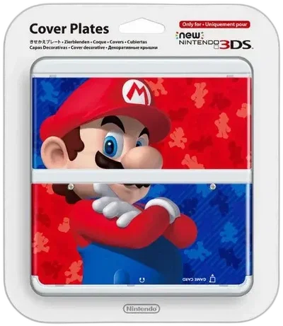 Nintendo New 3DS Mario Red and Blue Faceplate