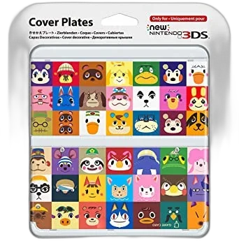  Nintendo New 3DS Animal Crossing tiles Faceplate