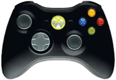 Microsoft Xbox 360 Black Controller