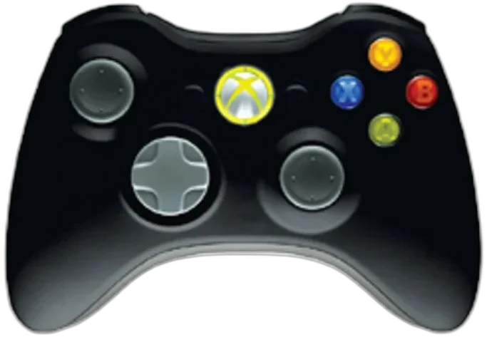 Microsoft Xbox 360 Black Controller
