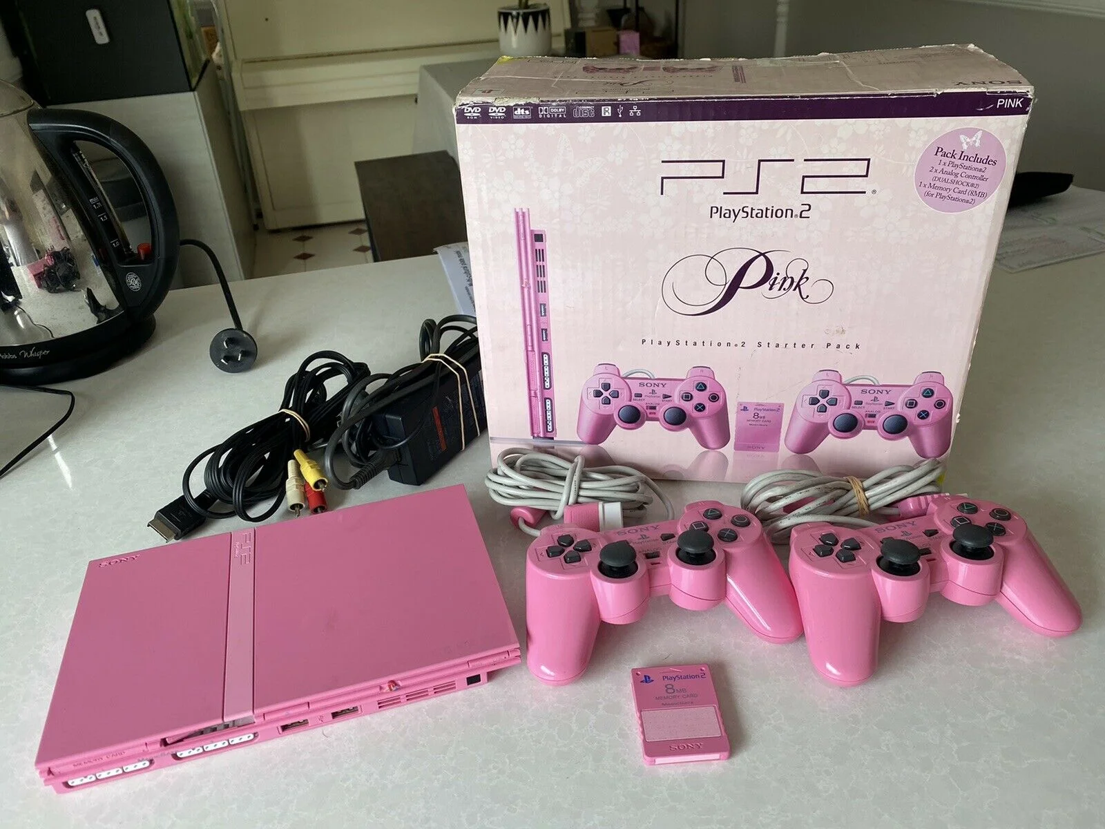  Sony PlayStation 2 Slim Pink Console [EU]