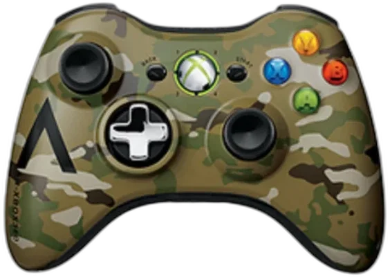  Microsoft Xbox 360  Camouflage Controller