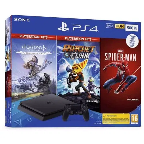 PS4 500GB With COD MW 2 (Voucher), GT 7 And Horizon Forbidden West