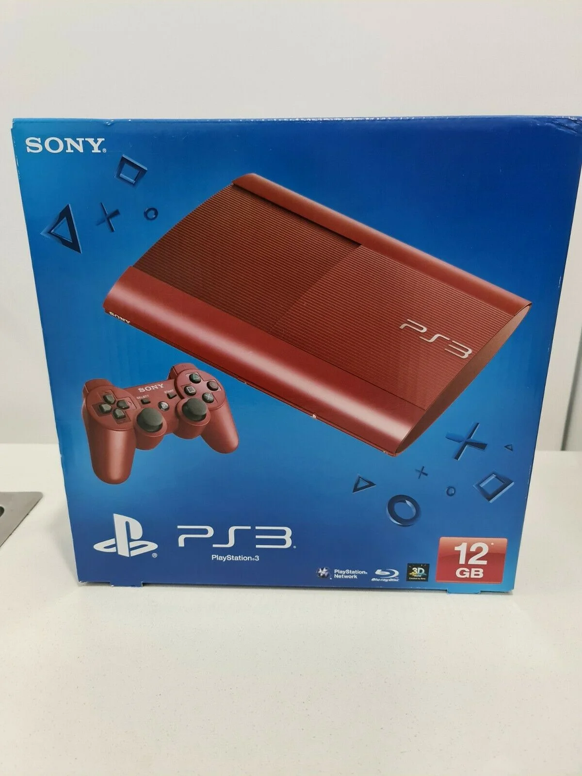  Sony PlayStation 3 Super Slim Garnet Red Console