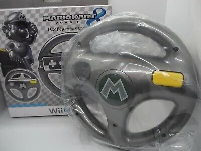  Hori Wii U Metal Mario Steering Wheel