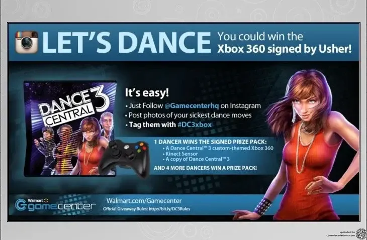 Consolevariations - Microsoft Xbox 360 Dance Central 3 Console