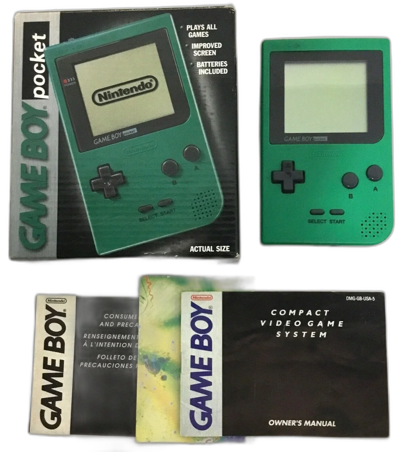 Nintendo Game Pocket Green [NA] - Consolevariations