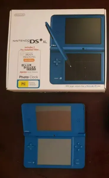 Nintendo DSi XL Midnight Blue Bundle