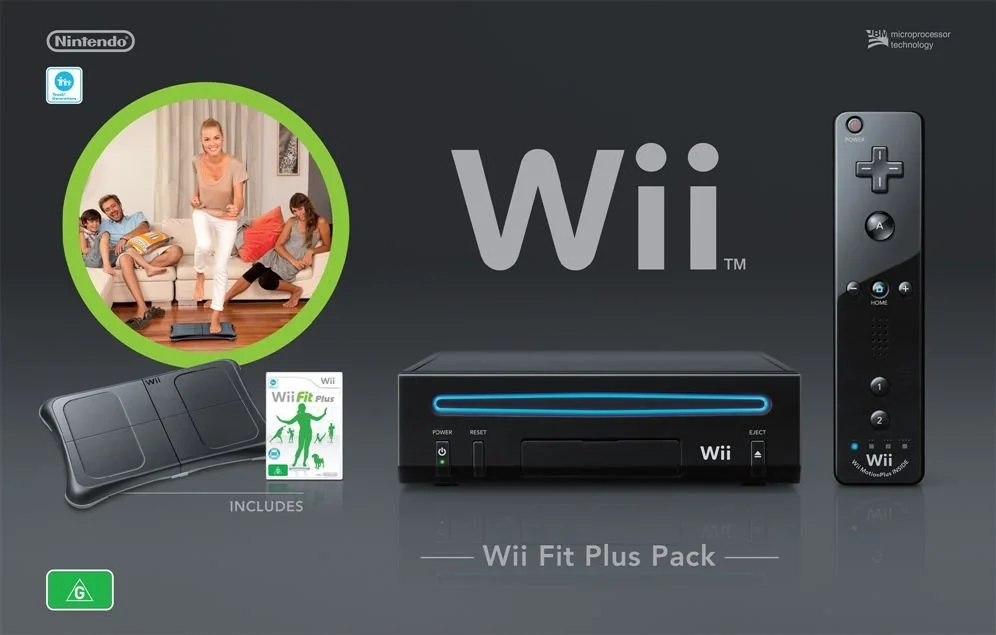  Nintendo Wii Family Edition Wii-Fit Plus Bundle