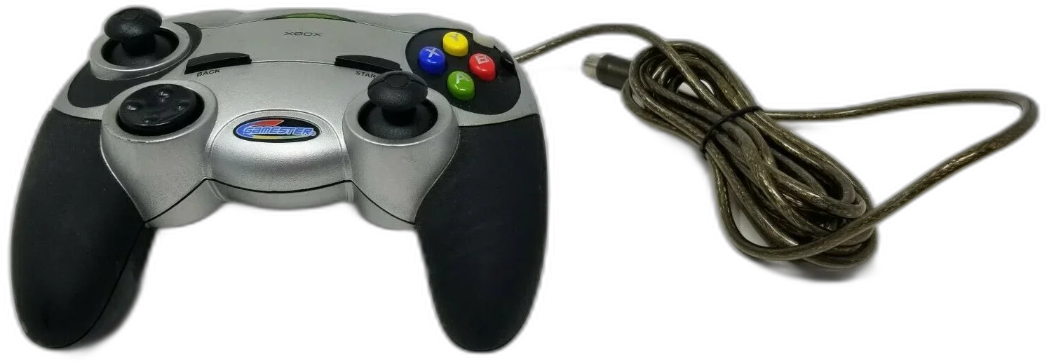 Radica Gamester Xbox Silver Controller