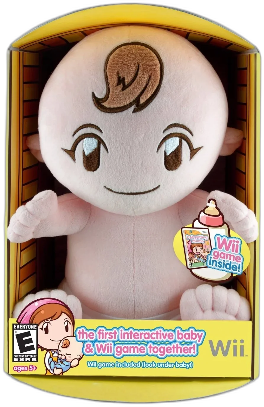  Nintendo Wii Babysitting Mama Plush Doll