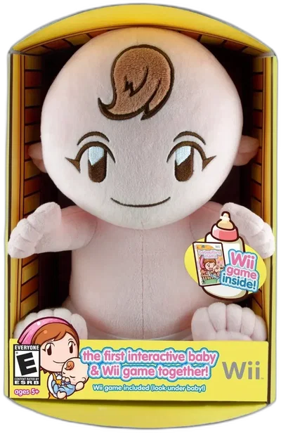 Nintendo Wii Babysitting Mama Plush Doll
