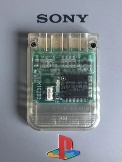 Sony PlayStation Clear Memory Card [JP]