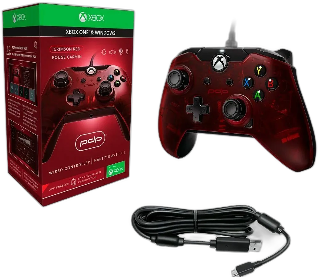  PDP Wired Xbox One Controller (Crimson Red)