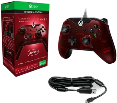 PDP Wired Xbox One Controller (Crimson Red)