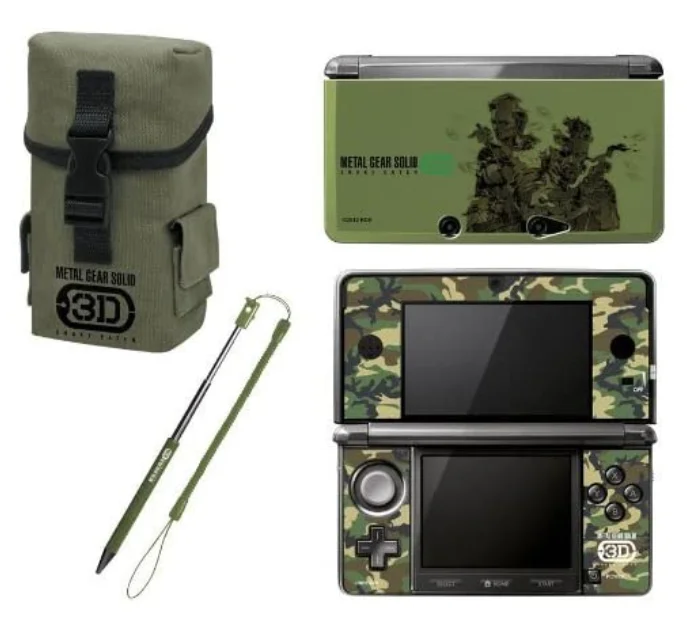  Konami 3DS Metal Gear Solid Snake Eater Accessory Set