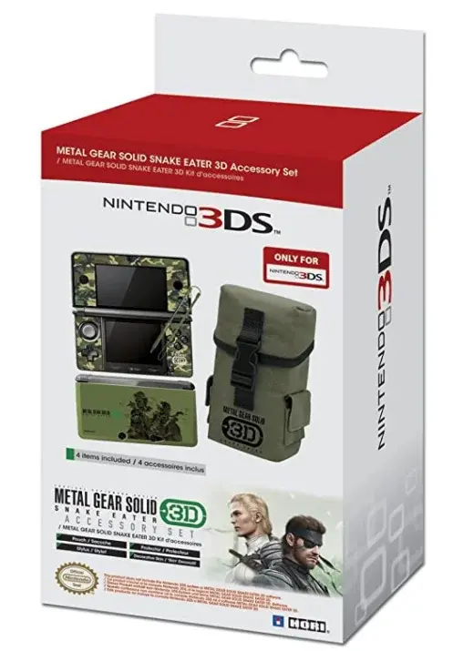 Consolevariations - Konami 3DS Metal Gear Solid Snake Eater Accessory Set |  Consolevariations