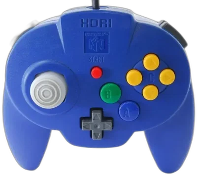 Hori Nintendo 64 Blue Controller