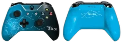 Microsoft Xbox One S Twin Mirror Blue Controller