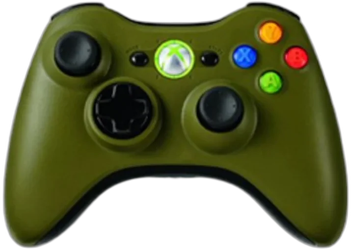  Microsoft Xbox 360 Halo 3 Green Controller