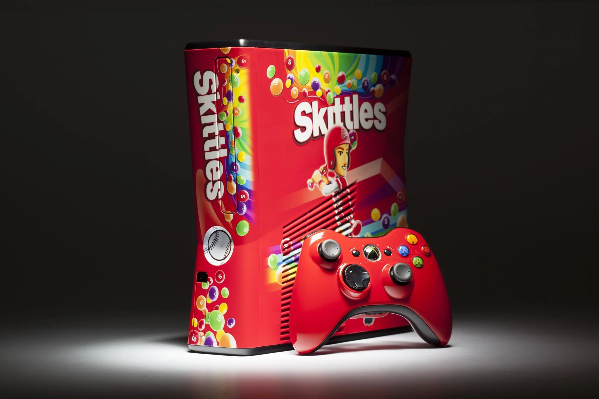  Microsoft Xbox 360 Skittles Console