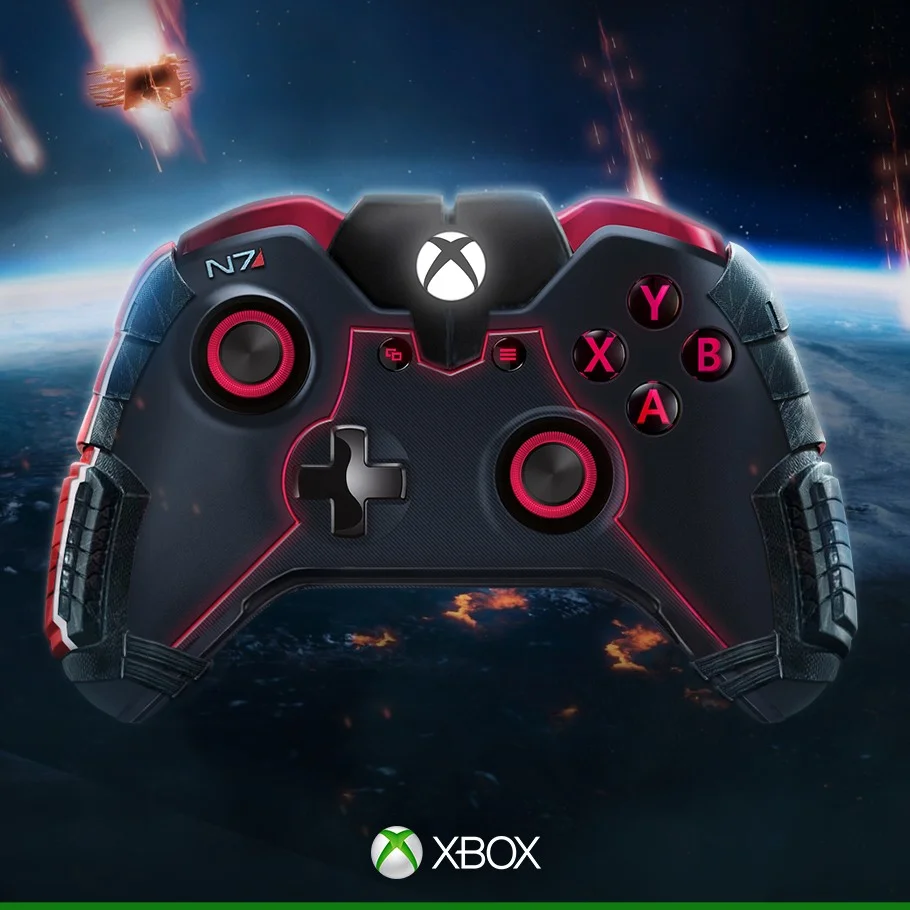 Xbox effects. Mass Effect Xbox one. Mass Effect геймпад n7. Mass Effect Xbox 360. Mass Effect Legendary Edition Xbox one.