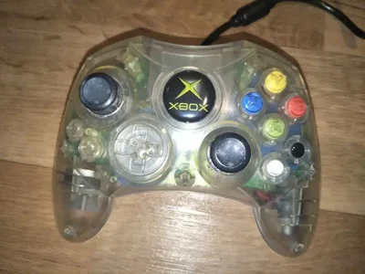 Microsoft Xbox  Clear Prototype Controller S