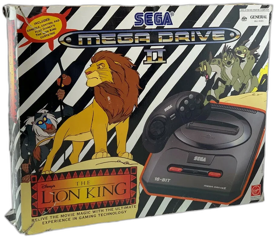  Sega Mega Drive II Lion King Bundle [AUS]