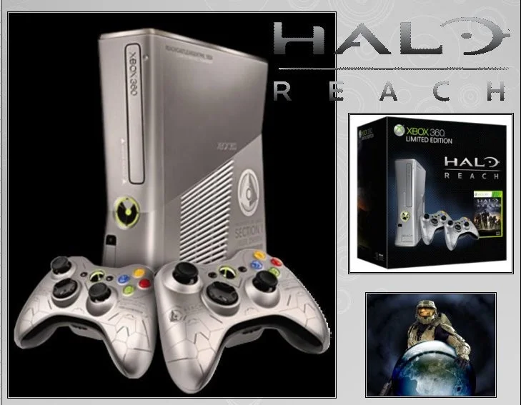  Microsoft Xbox 360 Halo Reach Console