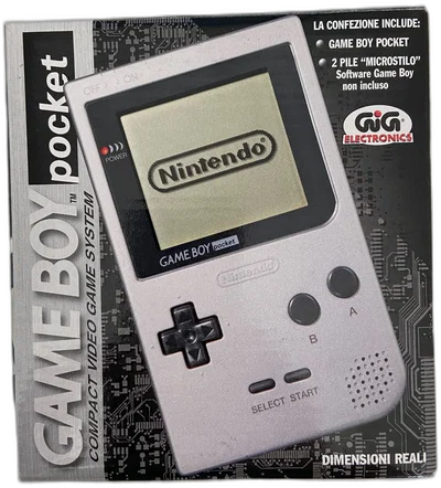Nintendo Game Boy Pocket Silver Console [IT]