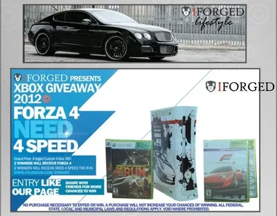 Microsoft Xbox 360 I Forged Wheels Console