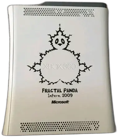 Microsoft Xbox 360 Intern 2009 Fractal Panda Console