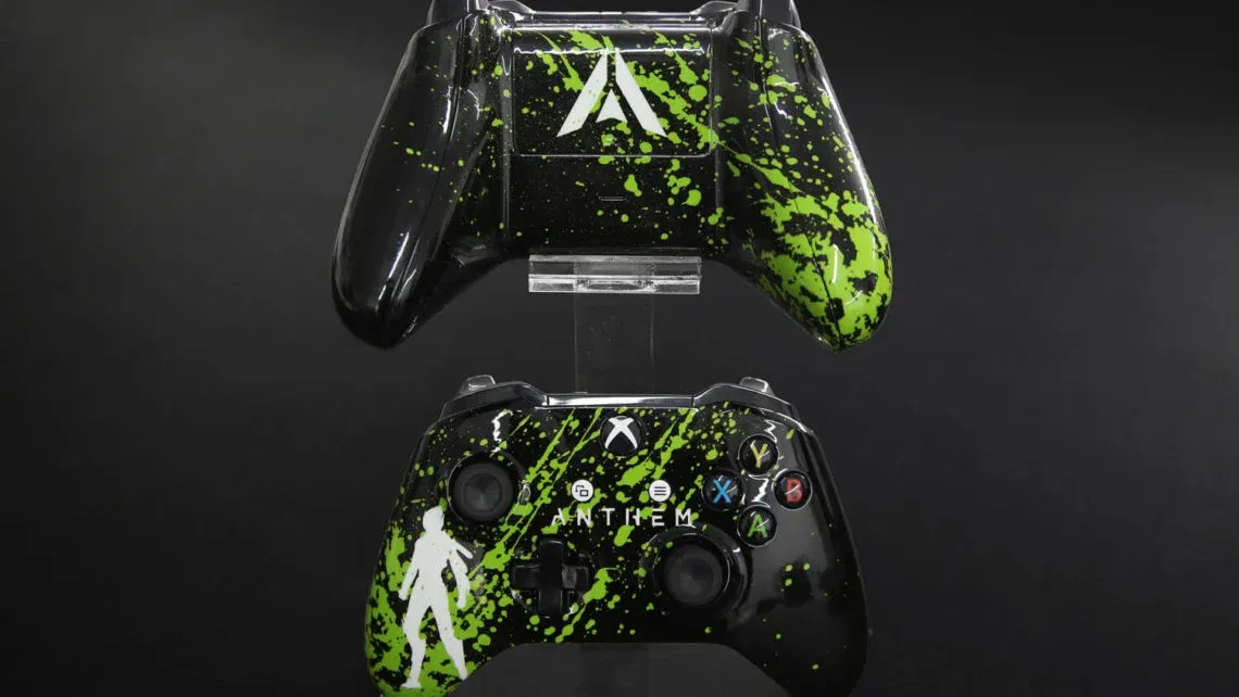 Microsoft Xbox One S Anthem Interceptor Controller Consolevariations