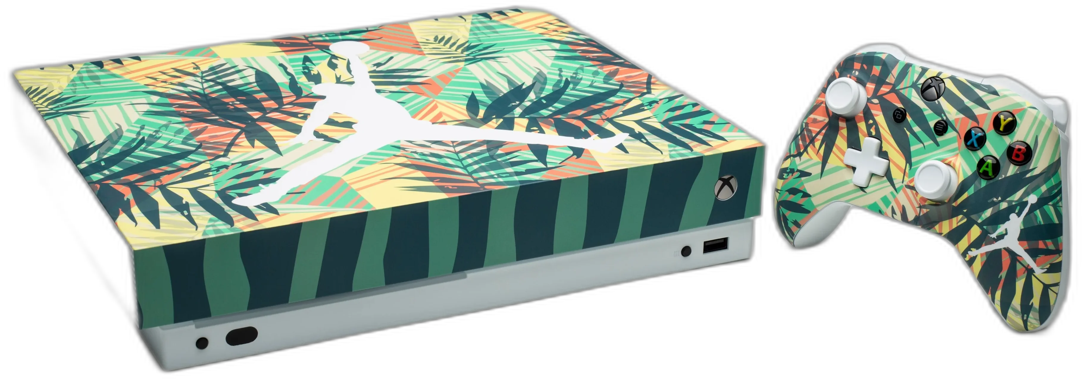  Microsoft Xbox One X Air Jordan Jungle Console
