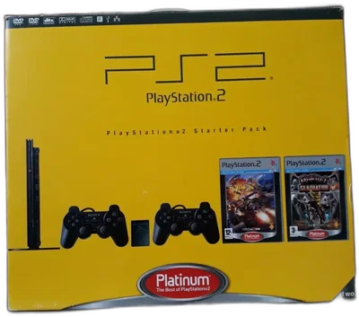 Sony Playstation 2 Slim Starterpack (Jak X & Ratchet Gladiator) Bundle