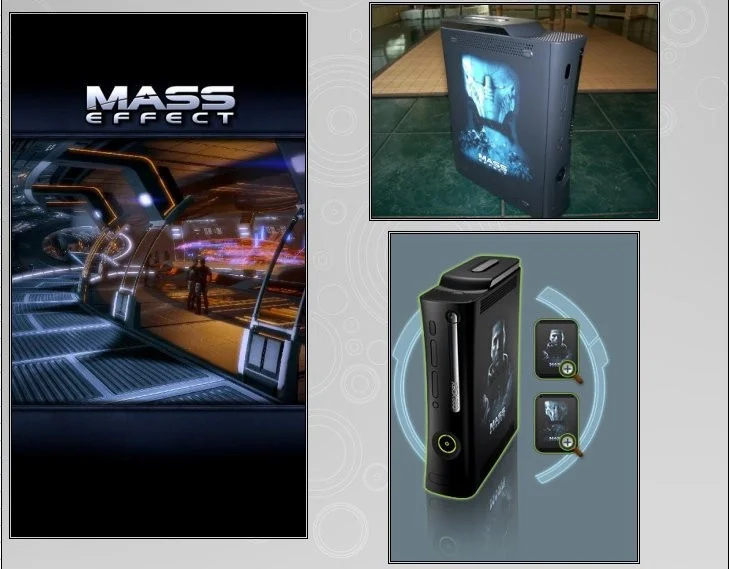  Microsoft Xbox 360 Mass Effect Console