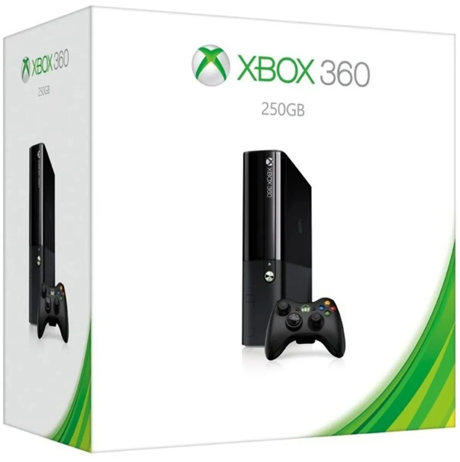  Microsoft Xbox 360 Super Slim Black 250 GB Console
