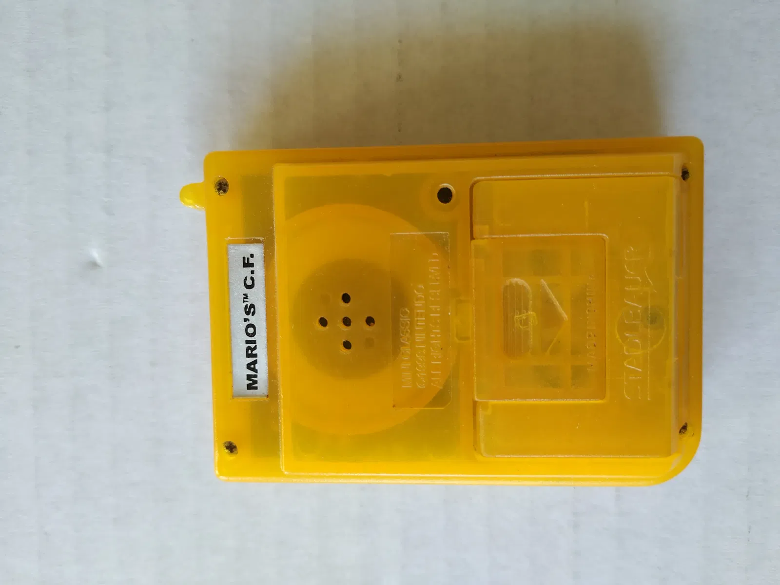 Nintendo Game & Watch Mini Classic Yellow Mario's Cement