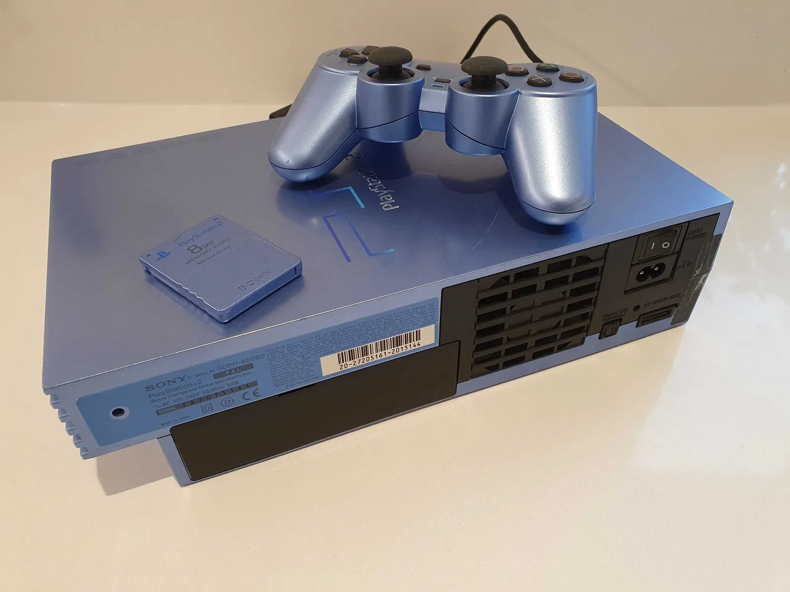 Sony PlayStation 2 50 Millionth Edition Aqua Blue Console