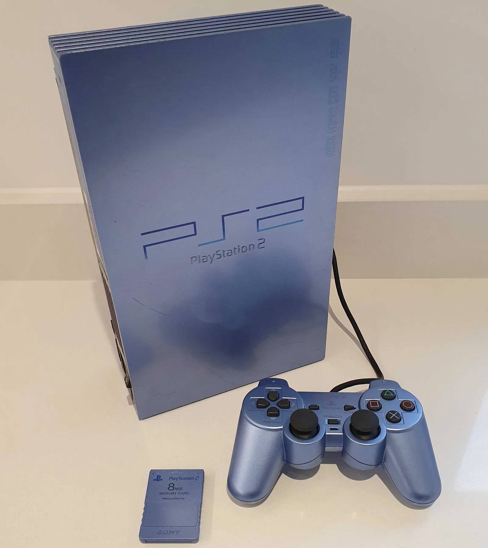Sony PlayStation 2 50 Millionth Edition Aqua Blue Console