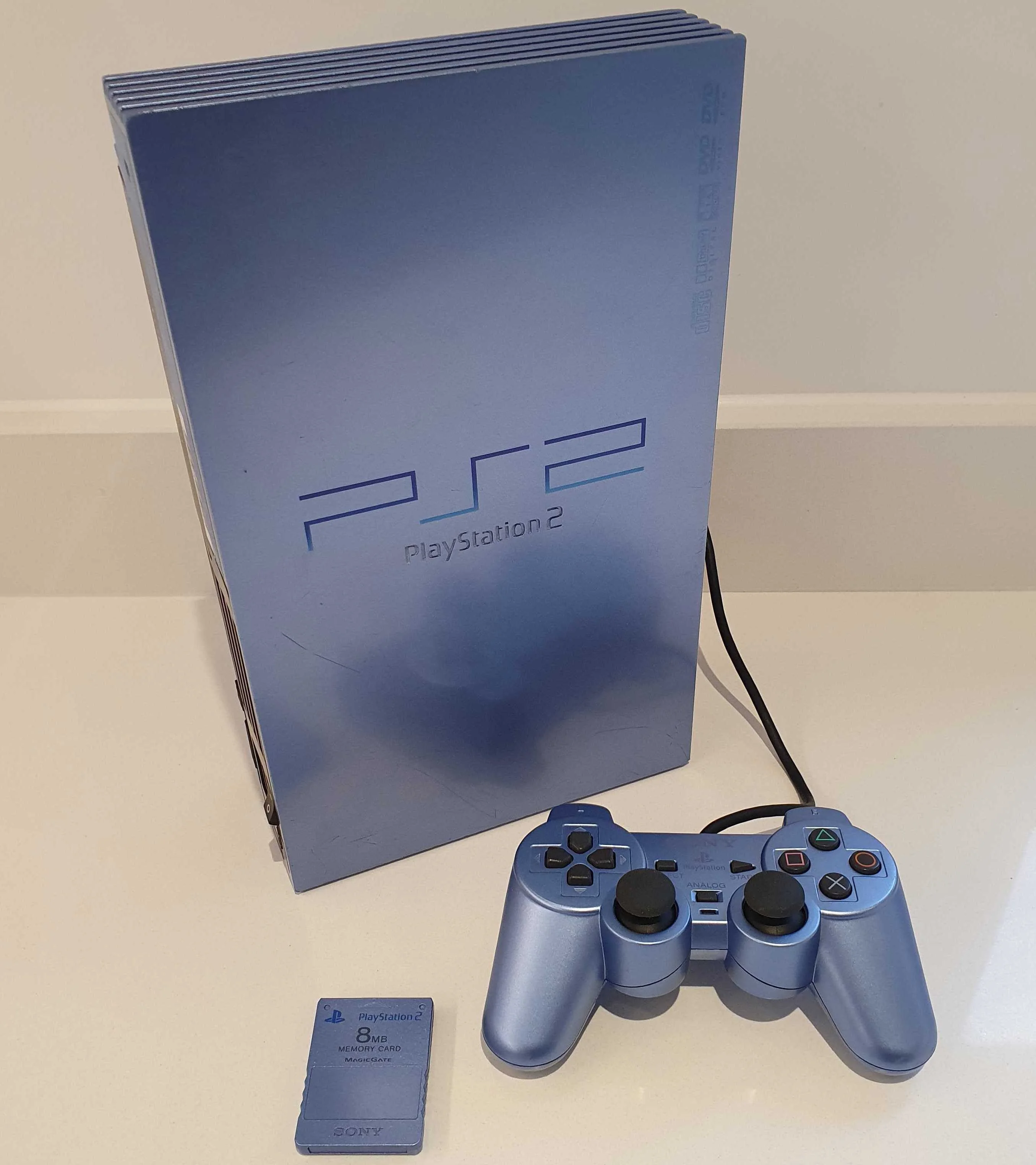 PlayStation 2 50 Millionth Edition Aqua Blue Console - Consolevariations