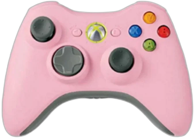 Microsoft Xbox 360 Pink Controller