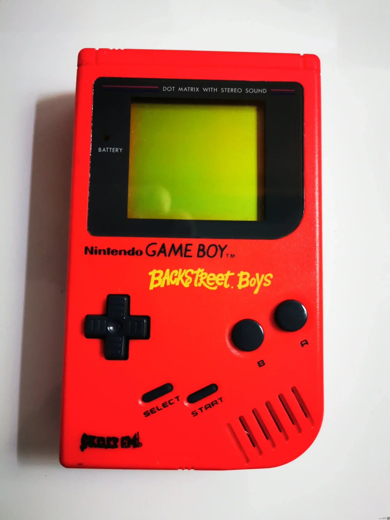 Consolevariations - Nintendo Gameboy BackStreetBoys Cross FM