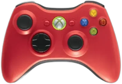 Microsoft Xbox 360 Red Controller