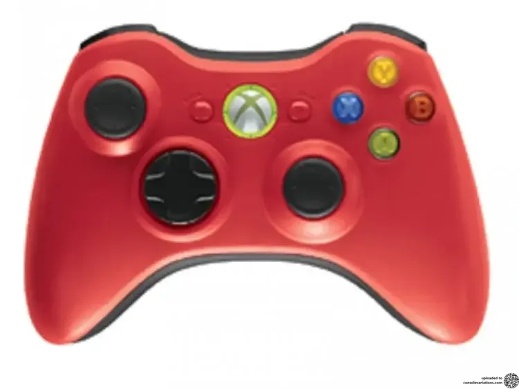 Consolevariations - Microsoft Xbox 360 Red Controller