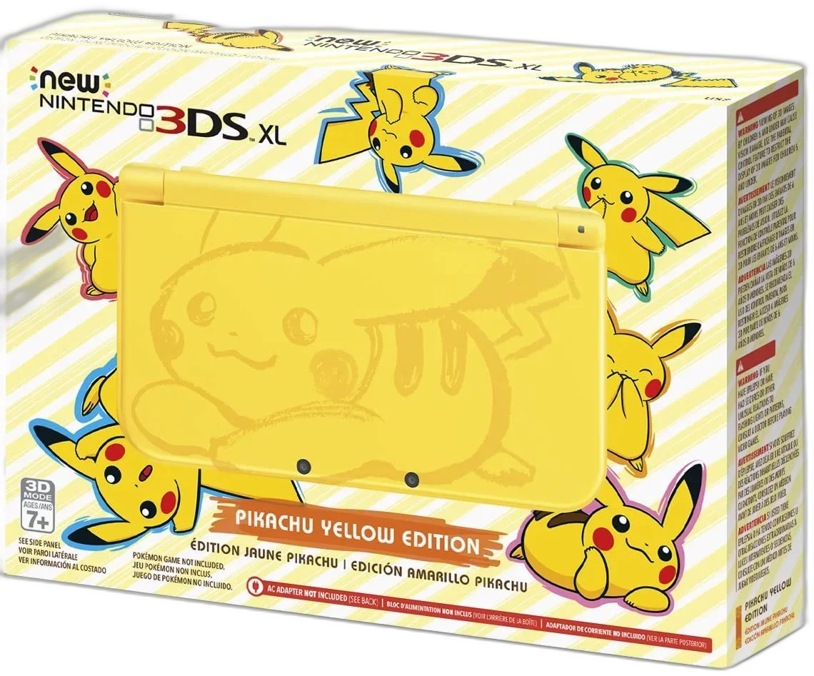  New Nintendo 3DS XL Pikachu Console