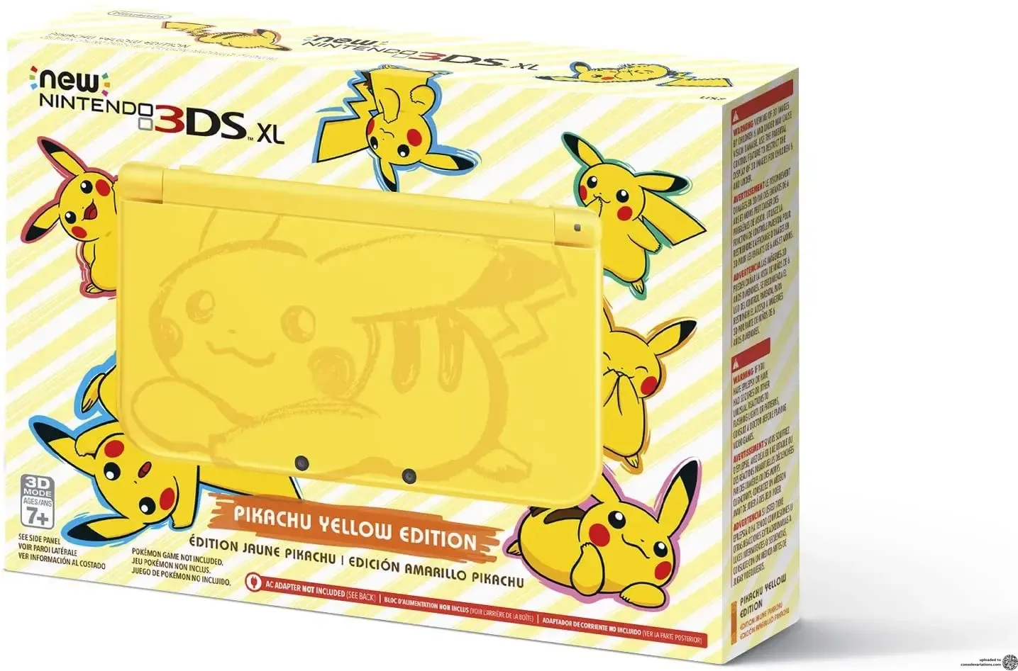 Consolevariations - New Nintendo 3DS XL Pikachu Console