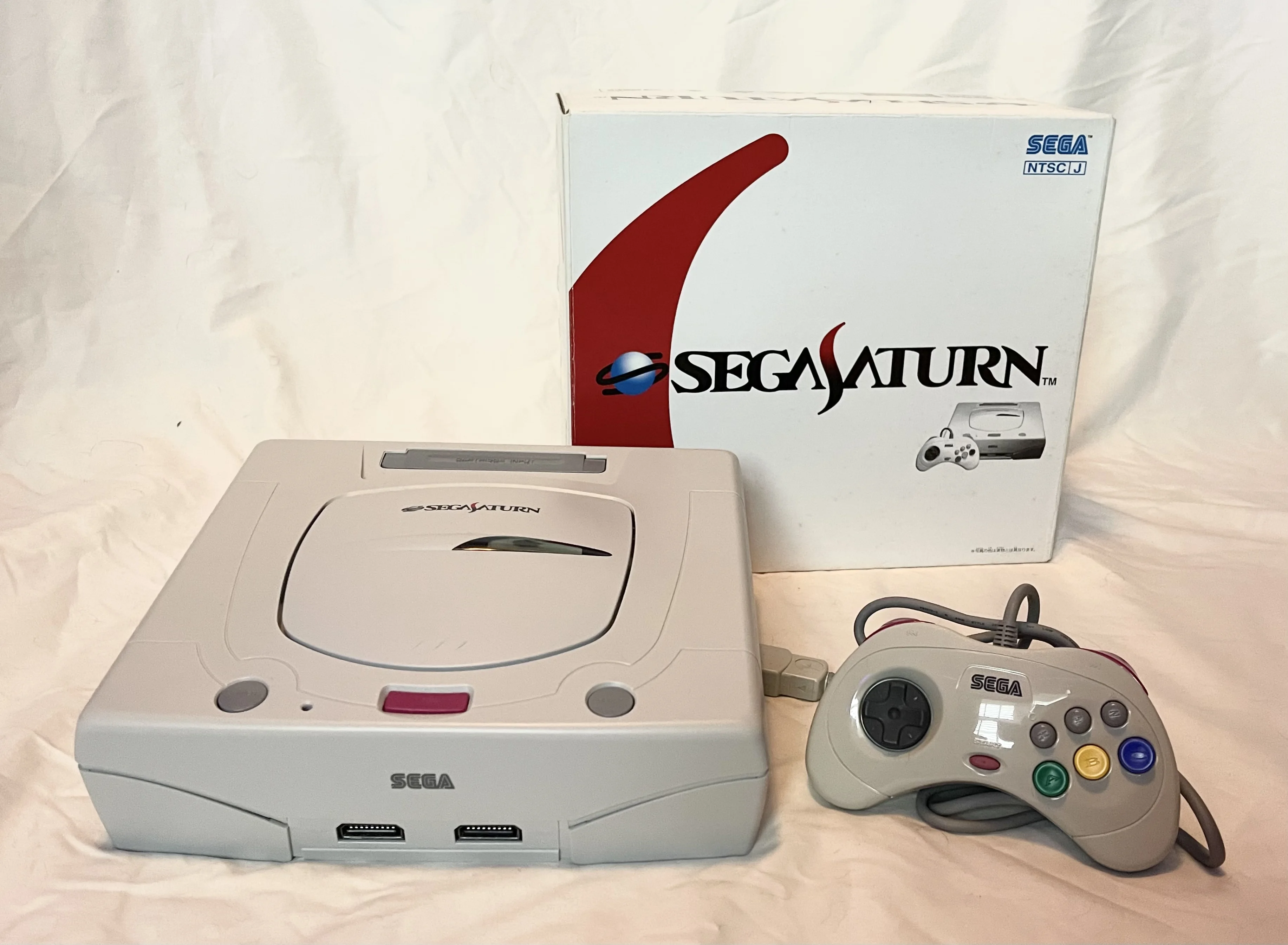 Sega Saturn White Later Model Console