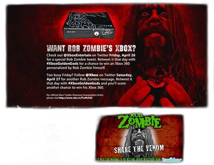  Microsoft Xbox 360 Rob Zombie Console