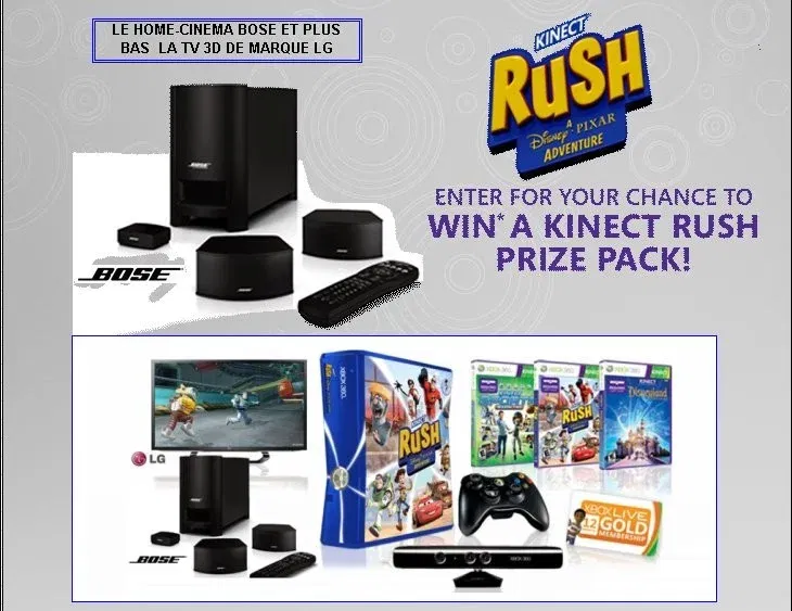  Microsoft Xbox 360 Rush Kinect Console